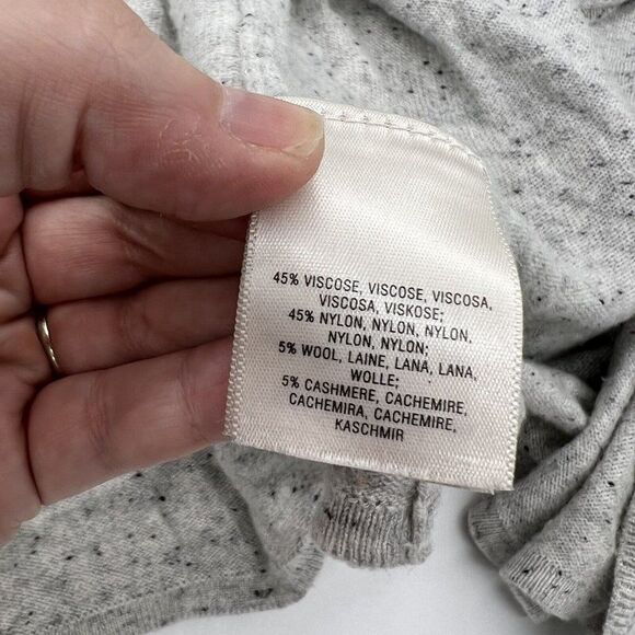 Moth Wool Cashmere Open Waterfall Cardigan XS - Picture 3 of 4